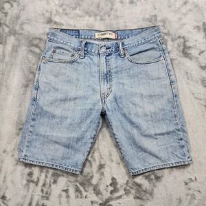 Vintage Levi's Shorts Mens 32 Blue Light Wash 505 Straight Fit Jorts Denim Jean